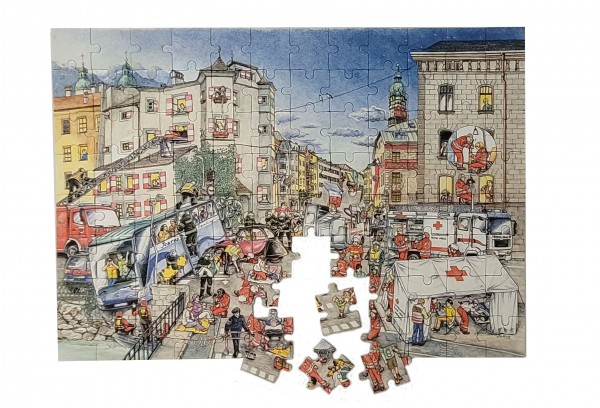 Puzzle DIN A6 (148 x 105 mm) 6 oder 24 Teile